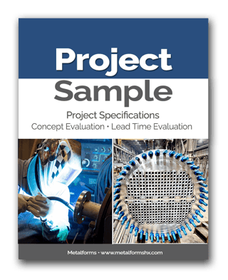 Metalforms_Project Sample Offer Cover Shell & Tube Heat Exchanger