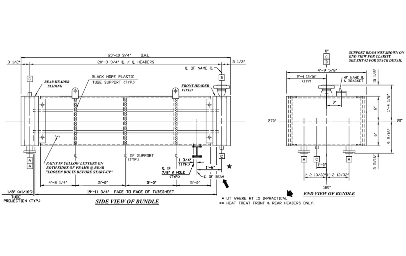 Shell & Tube Heat Exchanger & ASME Pressure Vessel - Drafting Capabilities copy